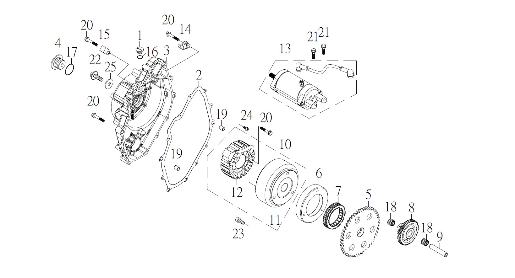 RIGHT CRANKCASE COVER9